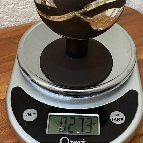 Vintage Hand Blown Mercury Glass Matte Bronze 14” Christmas Tree Topper Finial - Picture 9 of 12